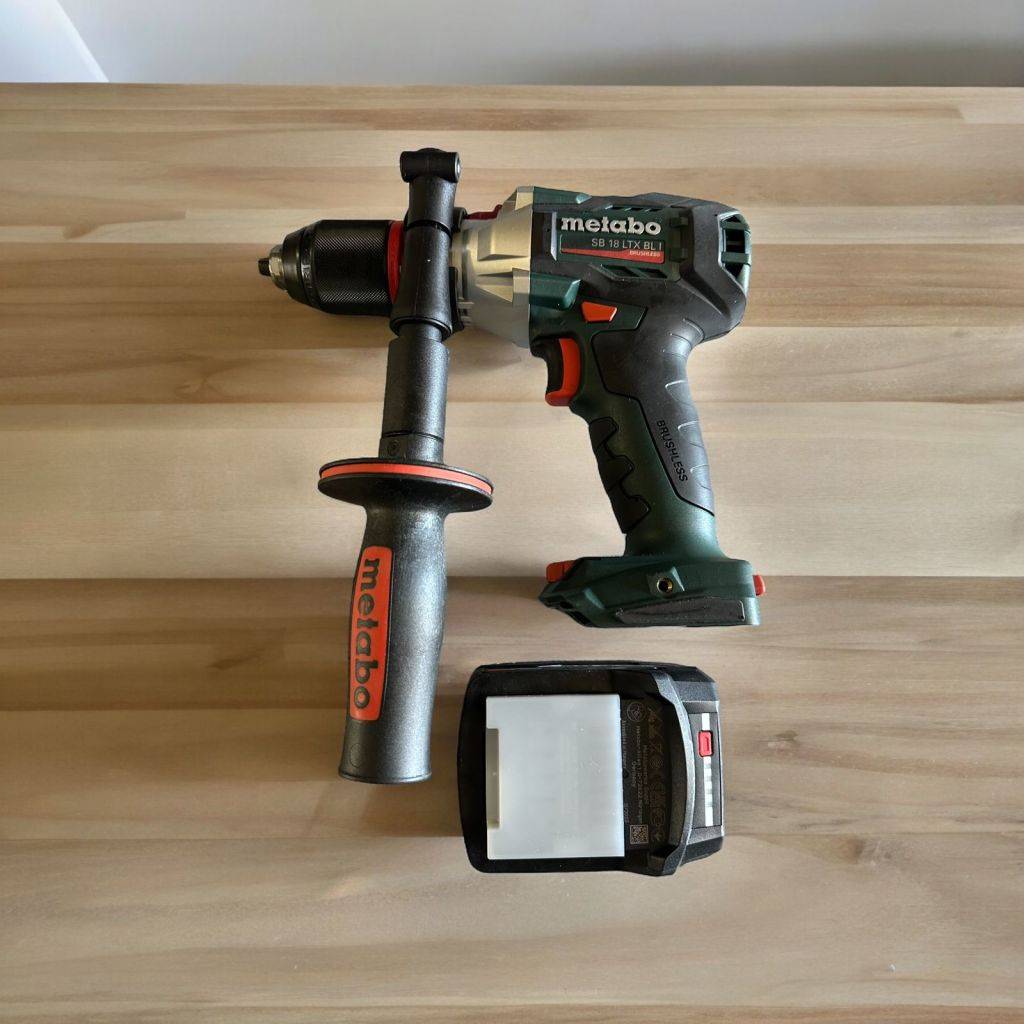 Metabo 18V Brushless 3 Speed Cordless Hammer Drill Screwdriver with Quick Chuck Skin Only  603182850 main image 1